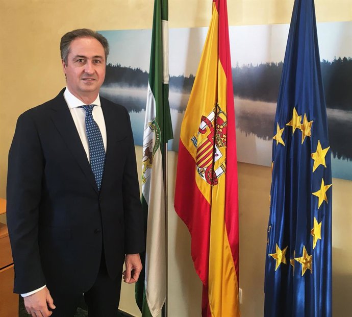 Archivo - El delegado de Empleo de la Junta de Andalucía en funciones, Ángel Pimentel, en una imagen de archivo.