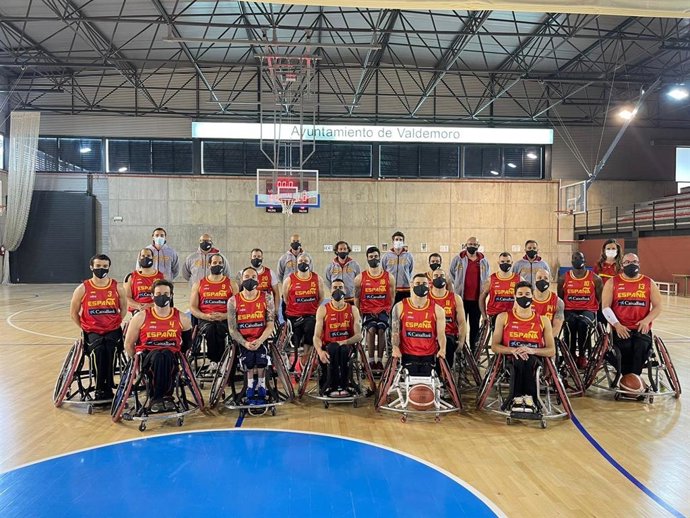 La selección española masculina de baloncesto en silla de ruedas