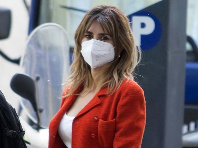 Penélope Cruz en el rodaje de 'Madres paralelas'