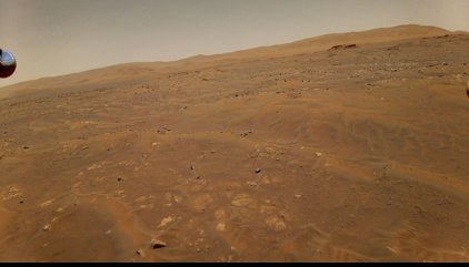 El helicóptero Ingenuity sobrevive a un agitado sexto vuelo en Marte