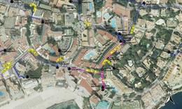 Plano de actuaciones que Endesa llevará a cabo en Calvi.