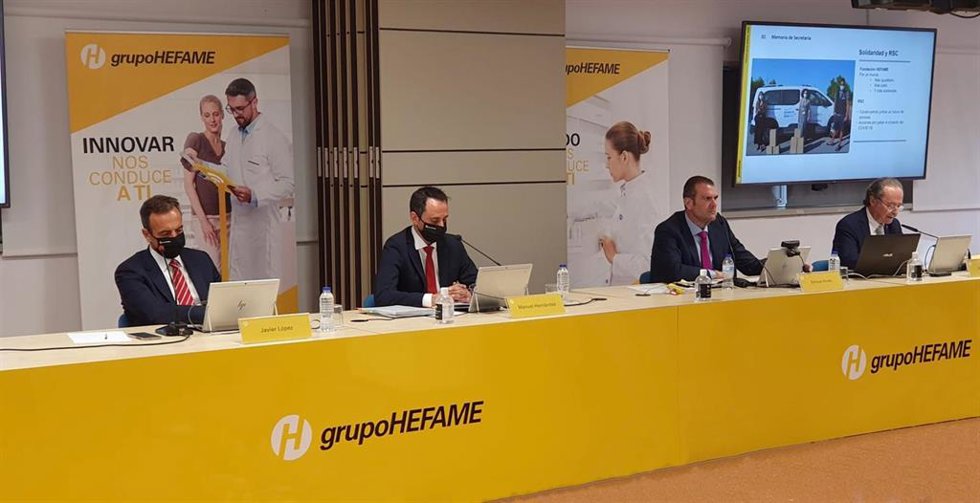 Imagen de las Juntas Preparatorias celebradas por el Grupo Hefame