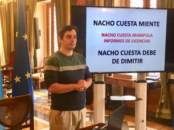 El concejal de Somos en el Ayuntamiento de Oviedo Ignacio del Páramo
