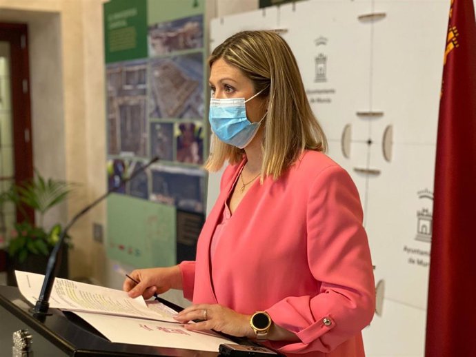 La portavoz del equipo de Gobierno en el Ayuntamiento de Murcia, Paqui Pérez
