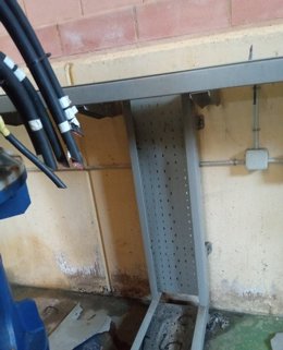 Efectos de un robo de cobre en una entidad de Picassent (Valencia)