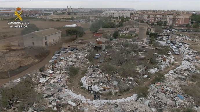 Vertedero ilegal de Son Güells, en Palma.