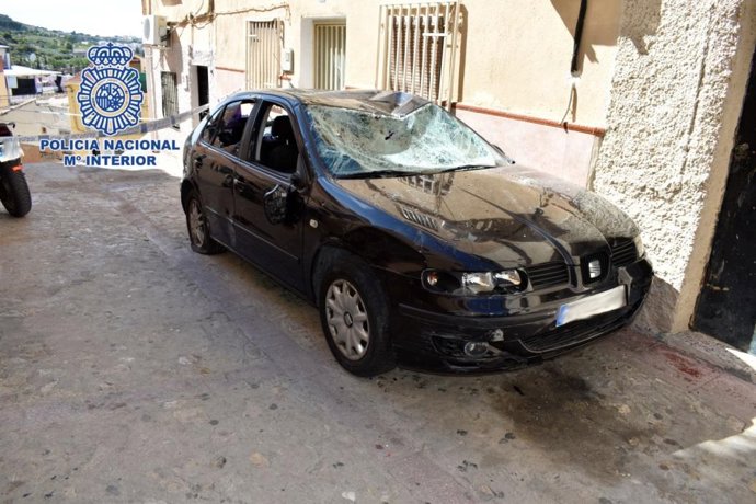 Vivienda sobre la que se produjeron los disparos