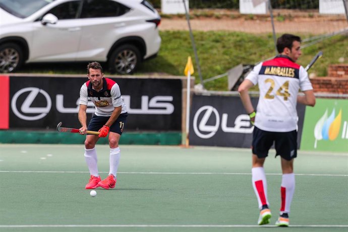 Roc Oliva y Marc Miralles durante un partido del RC Polo 