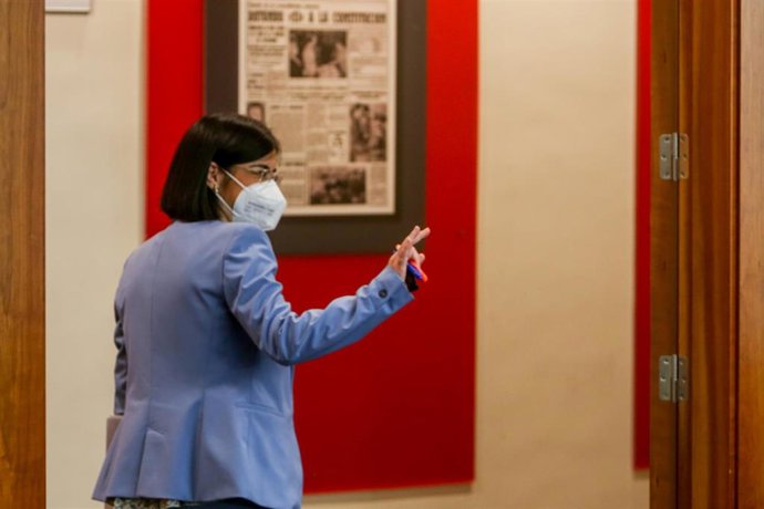 La ministra de Sanidad, Carolina Darias