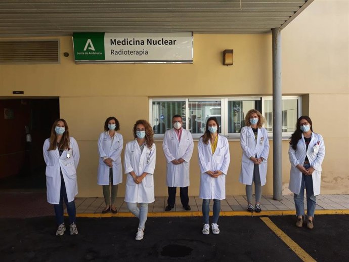 Profesionales de Radioterapia del Hospital Punta de Europa de Algeciras.