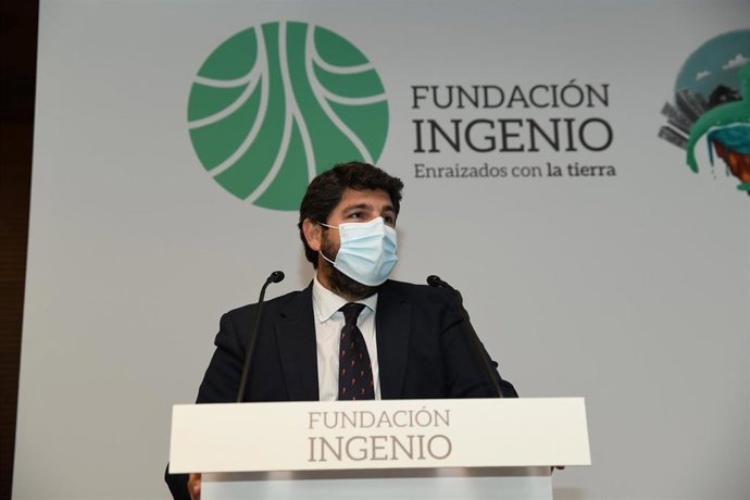 López Miras interviene en el acto del I Aniversario de Fundación Ingenio