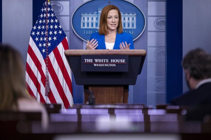 Archivo - La portavoz de la Casa Blanca, Jen Psaki.