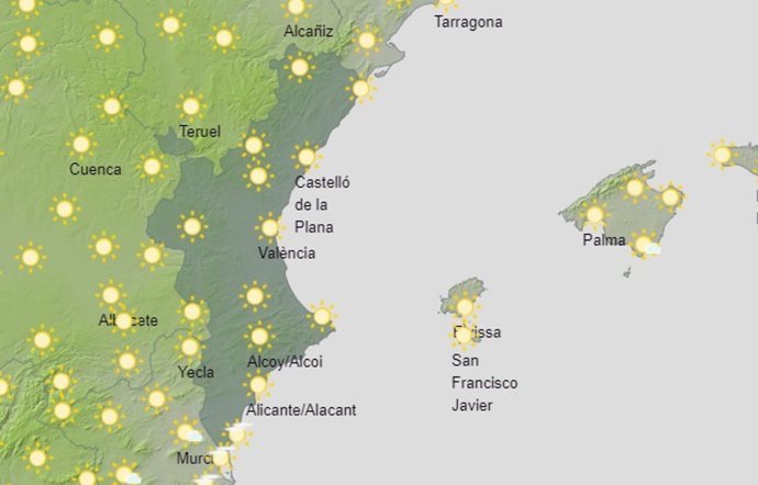 Predicción del tiempo para este sábado 29 de mayo