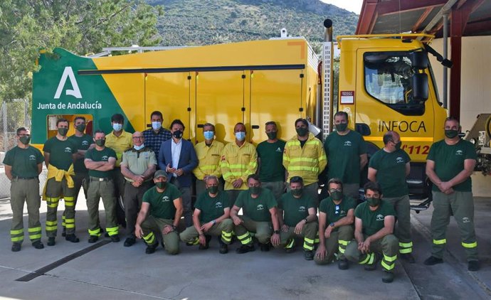 Nuevo camión autobomba para el Infoca.