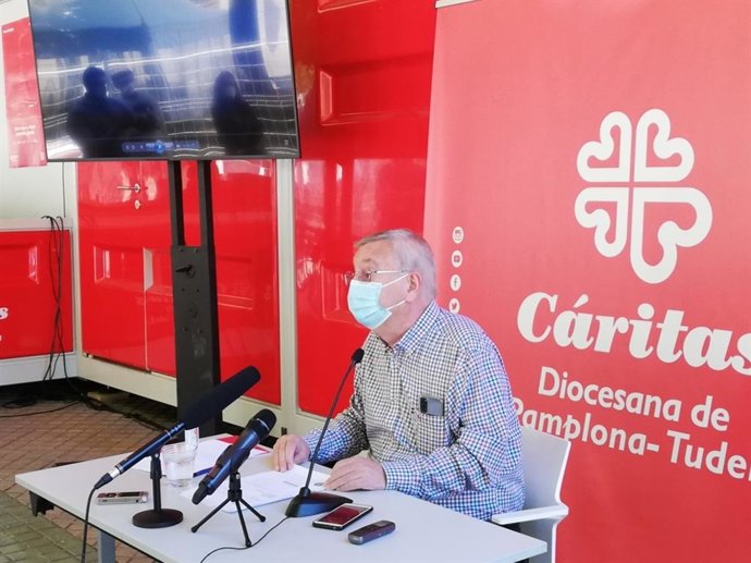 El director de Cáritas Diocesana de Pamplona-Tudela, Ángel Iriarte