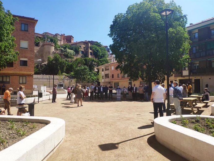 Inauguración de la plaza de la Morería de Segovia.