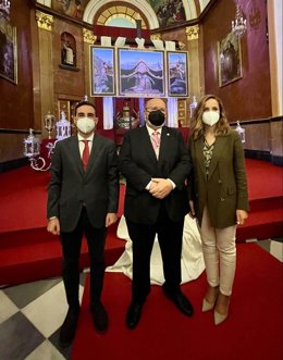 Presentación del cartel del 75 aniversario de la Hermandad del Silencio.