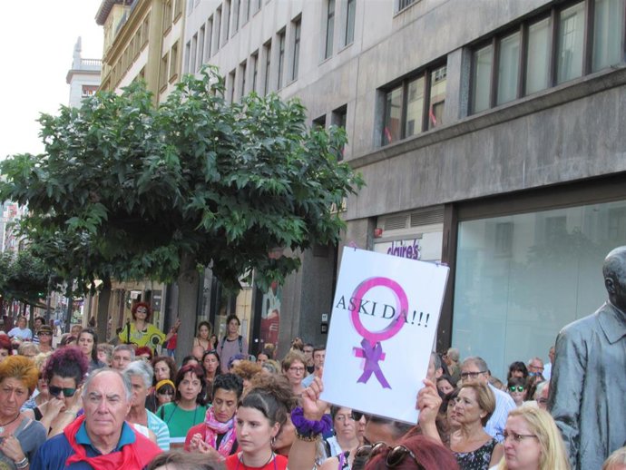 Concentración en Bilbao contra agresiones a mujeres (archivo)