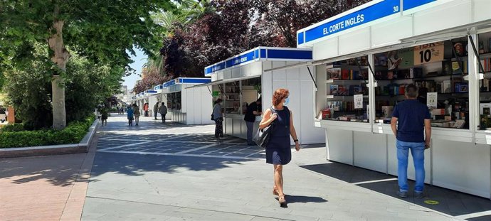 Feria del Libro de Badajoz en el Paseo de San Francisco