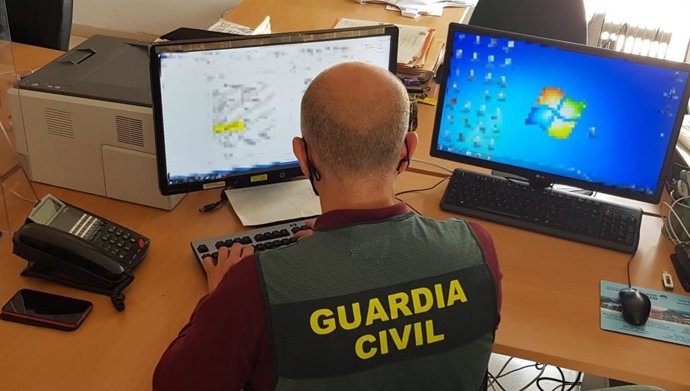 Un agente de la Guardia Civil.