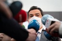 Moreno desea suerte a Díaz y Espadas en las primarias y espera que PSOE-A recupere el tono y capacidad de interlocución