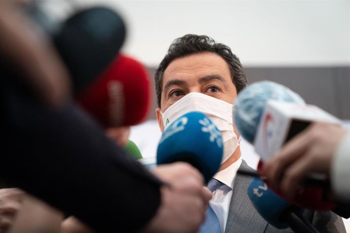 El presidente de la Junta, Juanma Moreno