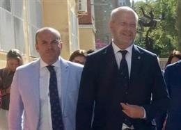 Julio Díaz (i.) y Javier Imbroda (d.)