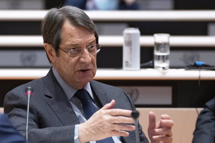 Archivo - El presidente de Chipre, Nicos Anastasiades