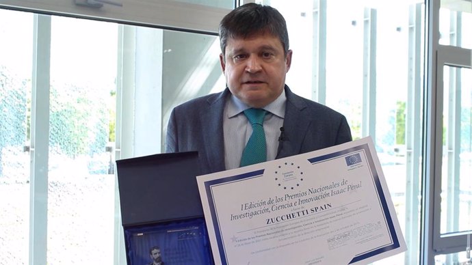 Premio a la Innovación en el Desarrollo de Software a Zucchetti, que concede la Asociación Europea de Economía y Competitividad (AEDEEC) en el marco de la I Gala de los Premios Nacionales de Investigación, Ciencia e Innovación Isaac Peral.