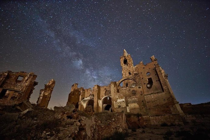Belchite (Zaragoza) reanuda las visitas nocturnas al Pueblo Viejo el 4 de junio