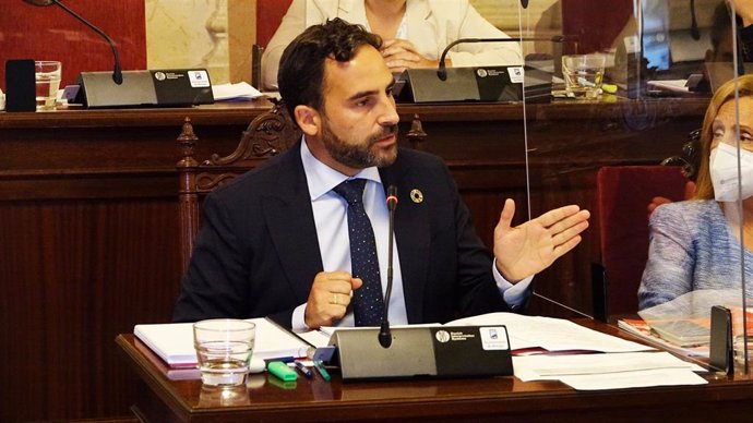 El portavoz del PSOE en el Ayuntamiento de Málaga, Daniel Pérez, en una imagen de archivo