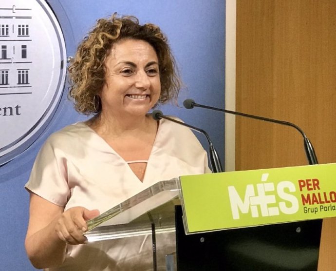 Archivo - La diputada de MÉS per Mallorca en el Parlament, Joana Aina Campomar.