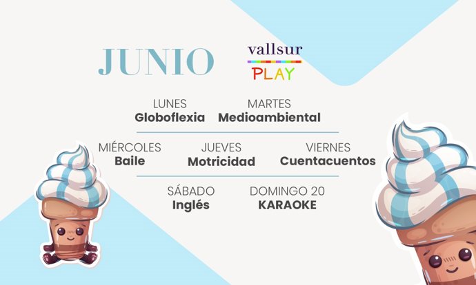 Programación Ludoteca Vallsur Junio