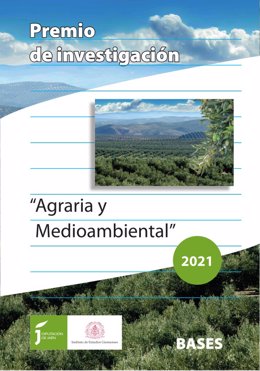 Cartel del Premio de Investigación Agraria y Medioambiental.