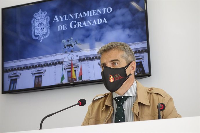 El concejal de Movilidad de Granada, César Díaz, en una imagen de archivo.