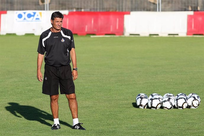 El entrenador Míchel entrenará al Getafe en la temporada 2021-22.