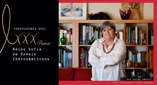 La poeta portuguesa Ana Luísa Amaral, galardonada con el XXX Premio Reina Sofía de Poesía Iberoamericana convocado por Patrimonio Nacional en colaboración con la Universidad de Salamanca