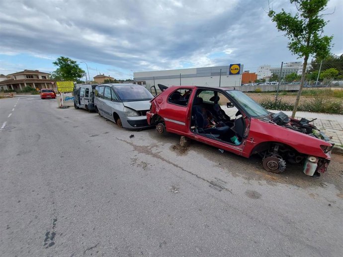 Vehículos abandonados en Palma