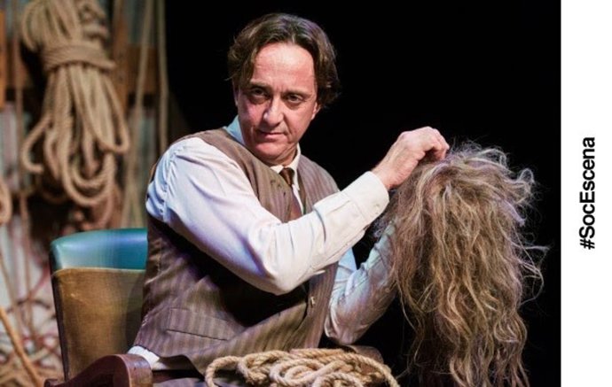 El actor Joan Carreras en 'Histria d'un senglar (o alguna cosa de Ricard)', de Gabriel Calderón.