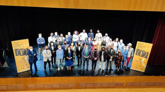 Presentación de la VII Bienal de Arte Flamenco de Málaga organizada por la Diputación