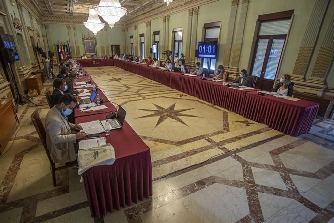 Pleno del Ayuntamiento de Huelva.