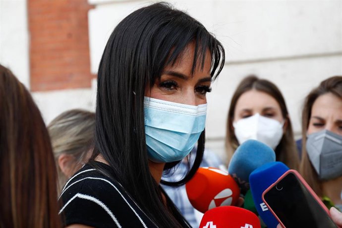 Begona Villacis, Vice Mayor of Madrid, attends before the presentation of the Davis Cup 2021 celebrated at Real Casa de Correos on May 27, 2021 in Madrid, Spain.