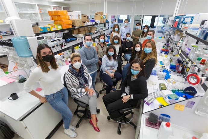 Equipo investigador del Laboratorio de Terapias para Tumores Sólidos Pediátricos de la Clínica Universidad de Navarra