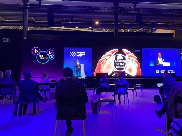 El director del salón Integrated Systems Europe (ISE), Mike Blackman, este martes