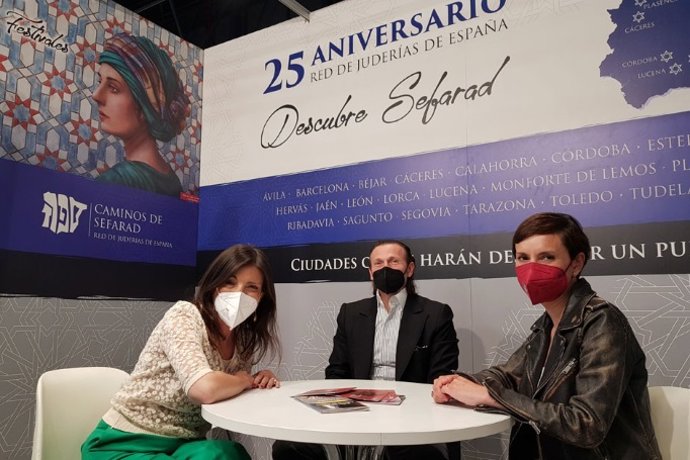 Stand de Red de Juderías de España en Fitur.
