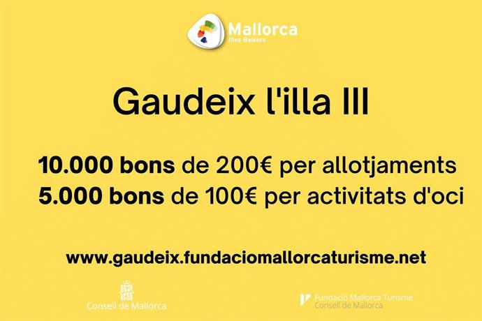 Cartel del programa 'Gaudeix l'Illa'.