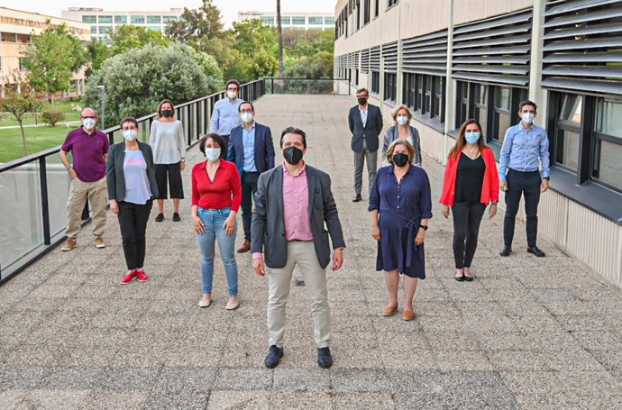 El nuevo rector de la Universitat Politcnica de Valncia (UPV), José Esteban Capilla, y su equipo.