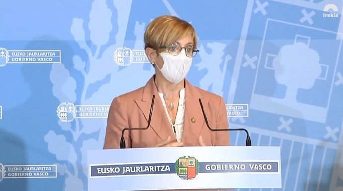 La consejera de Desarrollo Económico, Sostenibilidad y Medio Ambiente, Arantxa Tapia, en su compareencia tras el Consejo de Gobierno
