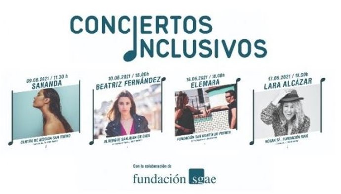 Programacion  del nuevo ciclo de   'Conciertos inclusivos'