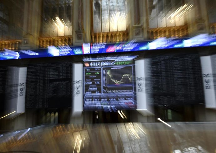 Valores económicos en el Palacio de la Bolsa, a 28 de mayo de 2021.